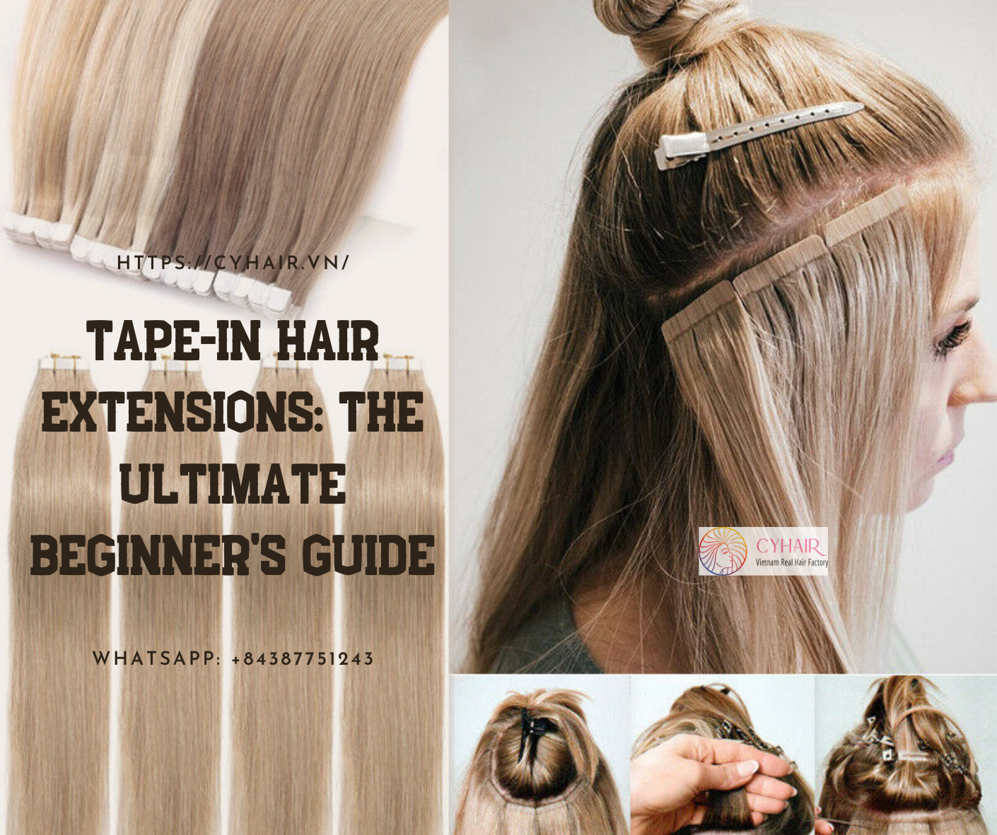 Tape-In Hair Extensions: The Ultimate Beginner's Guide