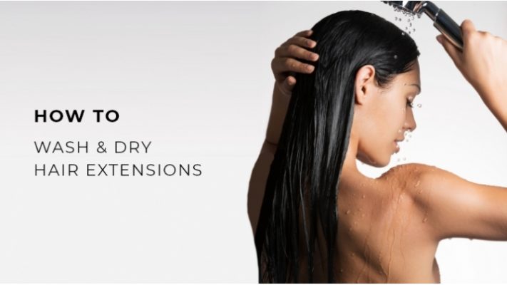 Wash Your hair Extensions Correctly