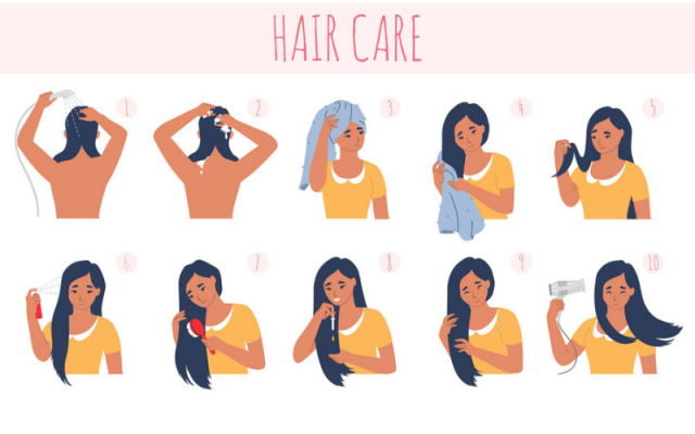 Change your hair care routine to avoid shedding and tangling