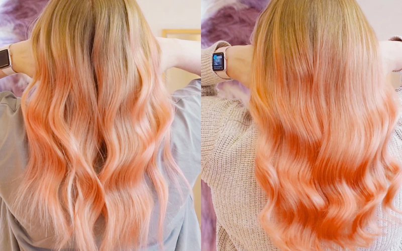 You should wash your custom-colored hair extensions with cool water