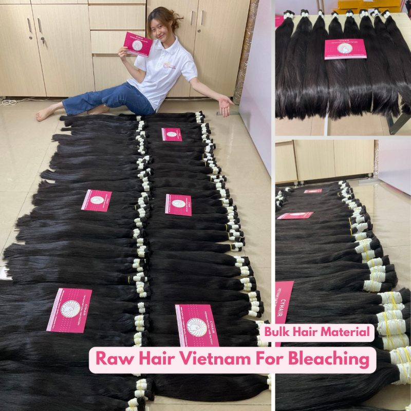 Vietnamese hair is in high demand on the market