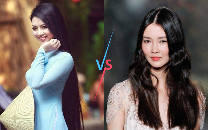 The noticeable distinction between Vietnamese and Chinese hair