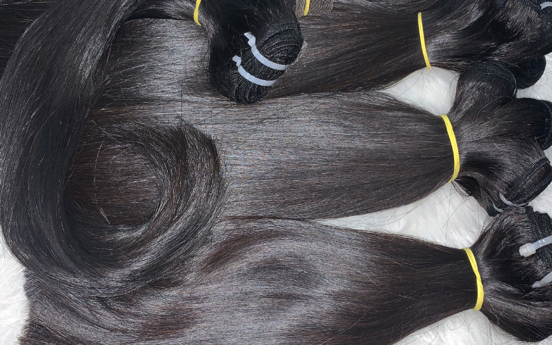 Vietnamese hair bundles are used in several types of hair extensions