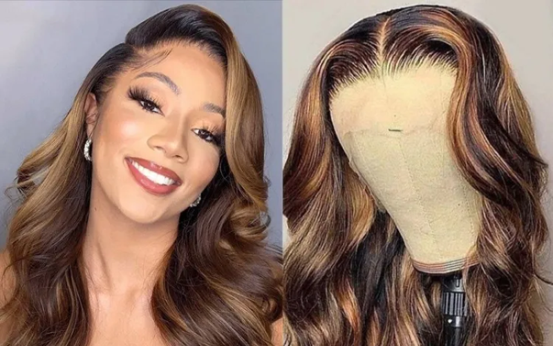 Lace front wig will be your best option