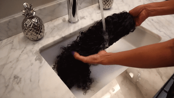 Washing Your Hair Wig