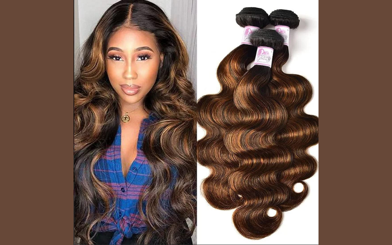 Body wave color weave hairstyles