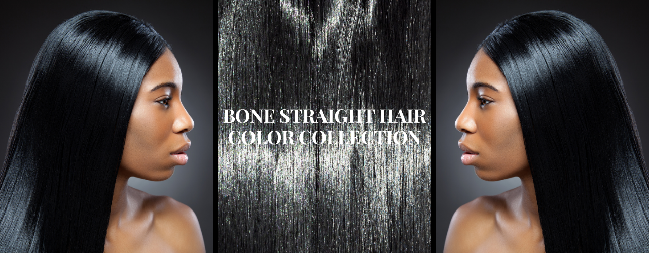 Bone straight hair color collection