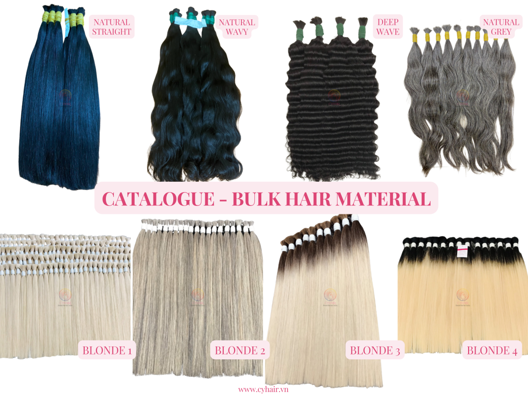 And 4 blonde colors exclusively for the South American market: Hair material is Remy Hair