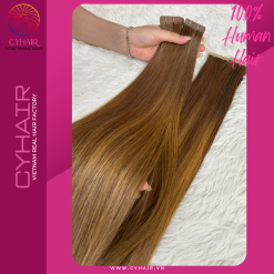 Mocha Melt Color 100 Human Hair Tape In Extensions