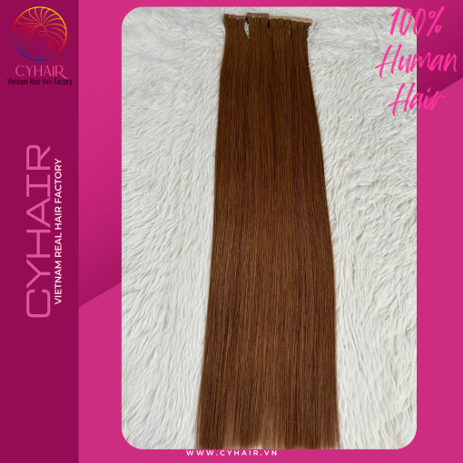 Double drawn tape hair extensions #30 Color