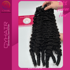 Kinky Curly Hair Bundles 30 Inches Single Donor Hair Vietnam Very Soft