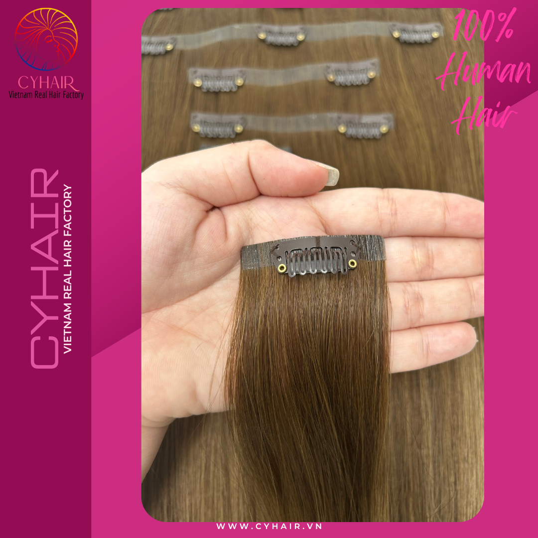 Top Quality Natural Blonde Raw Invisible Seamless PU Clip in 100% Human  Hair Extension - China Hair Extension and Synthetic Hair price