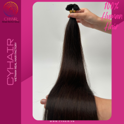 Straight flat tip hair extensions