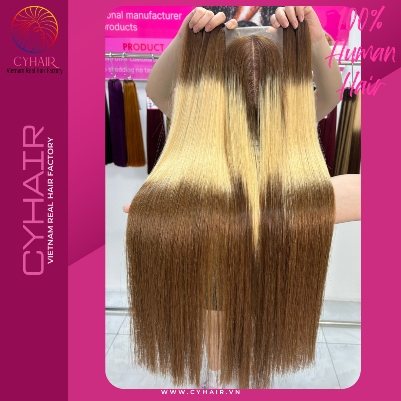 Best Virgin Hair Bundles #F9 Color 28 Inches Double Drawn Vietnamese Hair