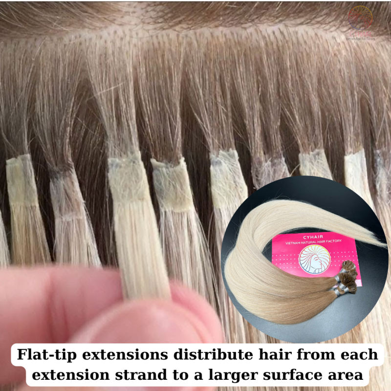 Difference between Flat tip vs I-tip hair extensions