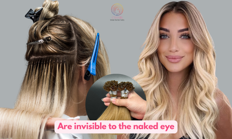  flat tip hair extensions pros and cons-Are invisible to the naked eye
