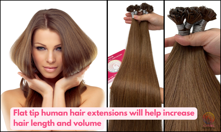 Flat Tip Hair Extensions Pros And Cons - Add length and volume