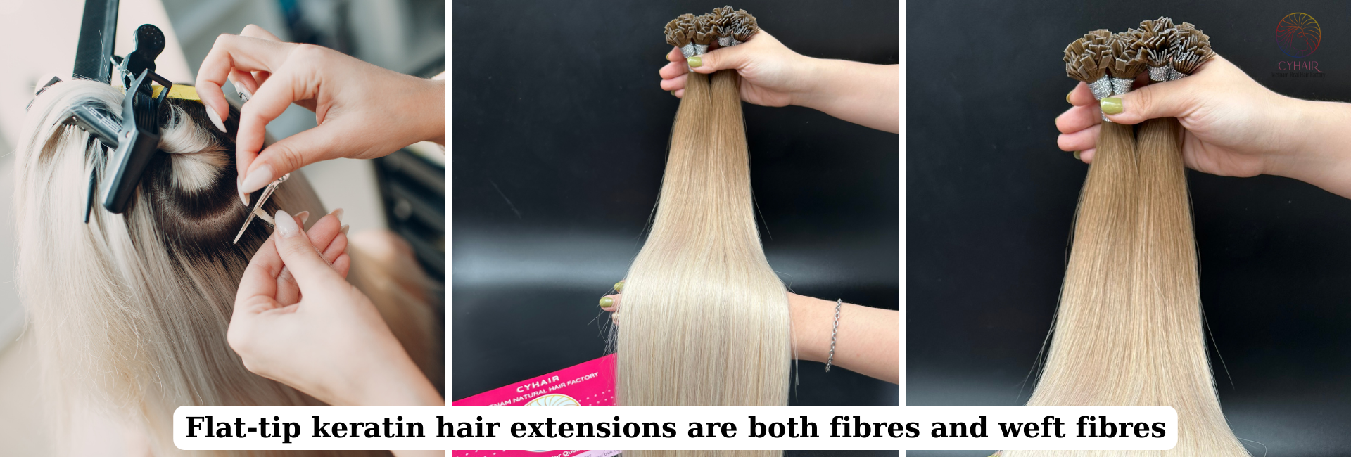 Flat tip vs I-tip hair extensions