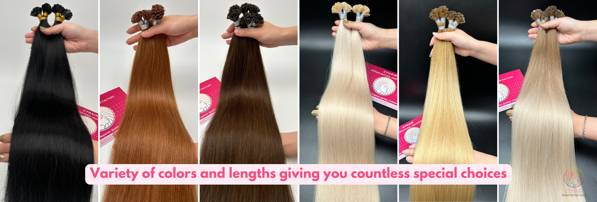 Flat Tip Hair Extensions Pros And Cons - Variety of colors and lengths 