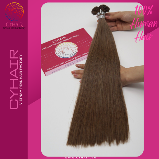 Flat Tip Keratin Bonds Hair Extensions