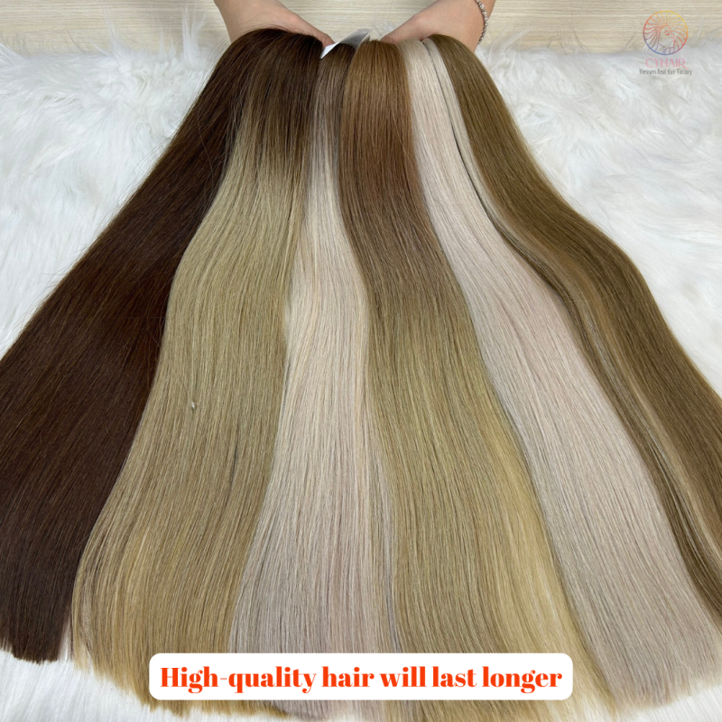 Seamless genius weft hair extensions