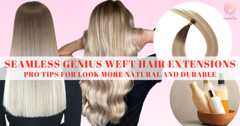 Seamless genius weft hair