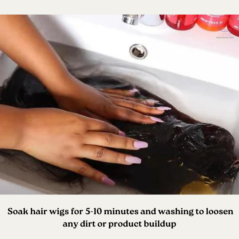 washing human hair wigs