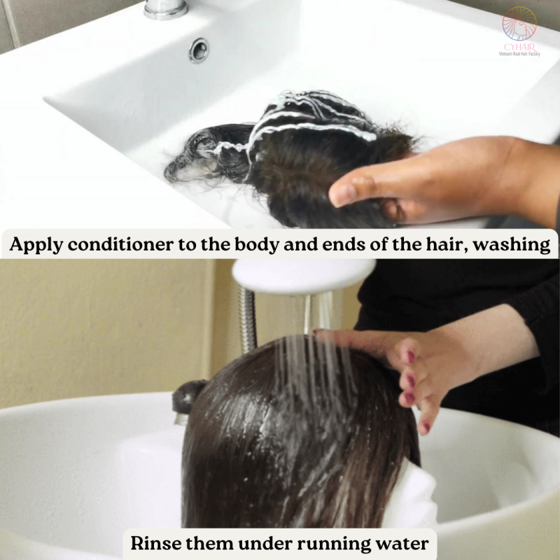 washing human hair wigs 