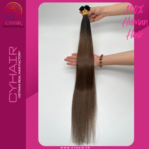 Flat Tip Virgin Real Human Hair Extensions