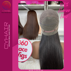 360 Human Hair Lace Front Wigs