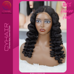 Human Hair Lace Closure Wigs