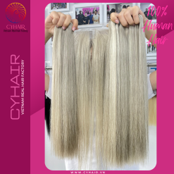 Straight Human Hair With Closure