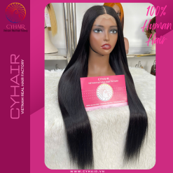 Human Hair Bone Straight Wigs