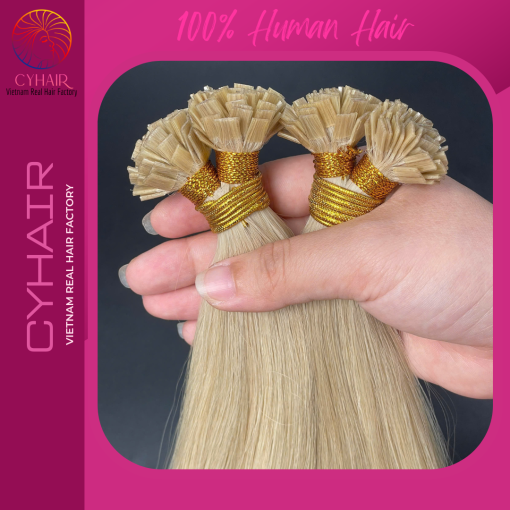 Pre-bonded Keratin Flat tip Hair Extensions