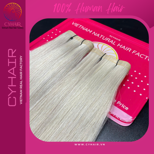 Human Flat Weft Hair Extensions