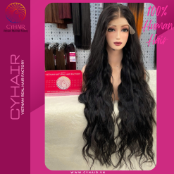 Virgin Indian Wavy Human Hair Wigs