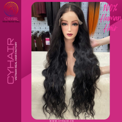 Virgin Indian Wavy Human Hair Wigs