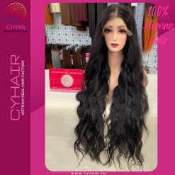 Virgin Indian Wavy Human Hair Wigs