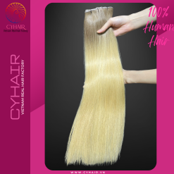 real human hair weft extensions